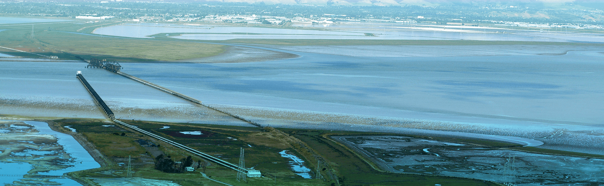 Aerial Image of Dumbarton Bridge