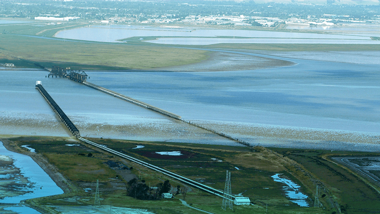 Aerial Image of Dumbarton Bridge