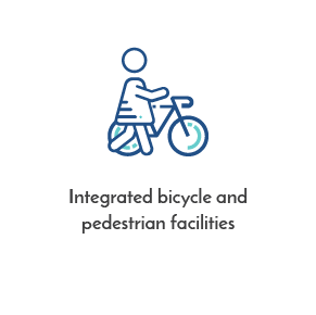 Dumbarton Rail Corridor - Integrated bicycle and pedestrian facilities